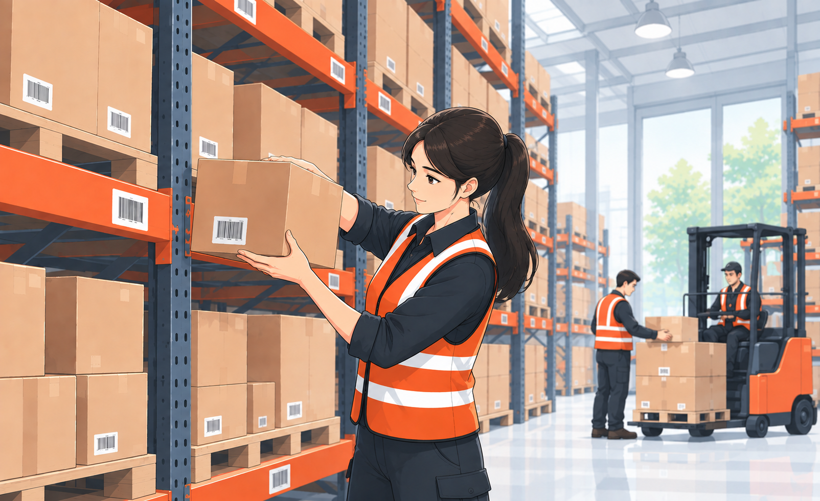 Tag inventory and assign shelf spots